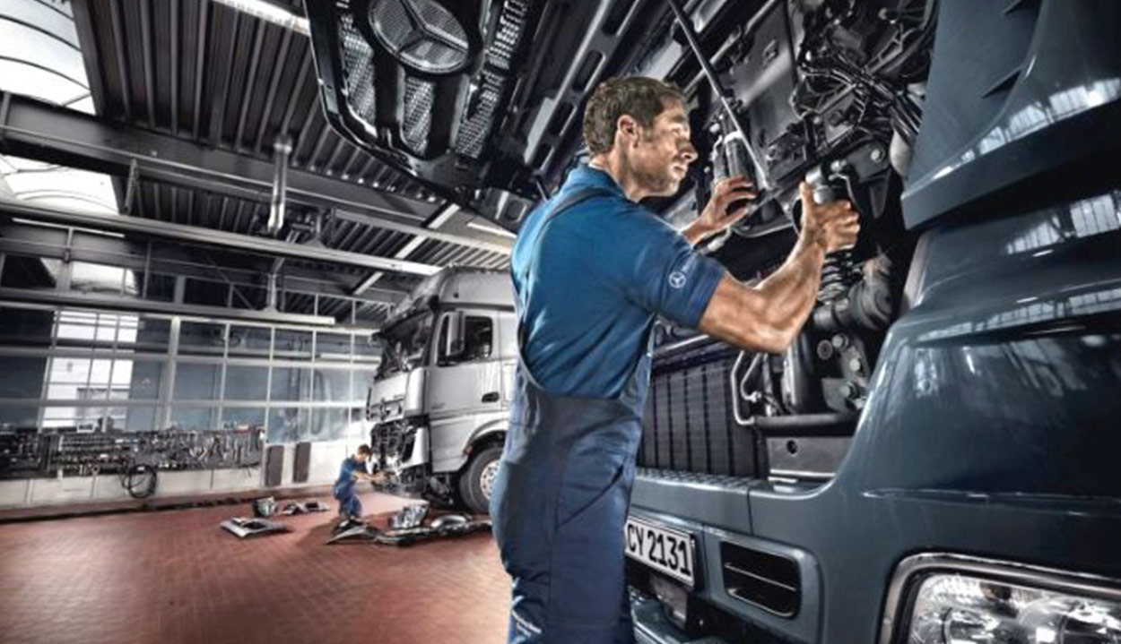 El taller de reparación de camiones perfecto: 4 tips